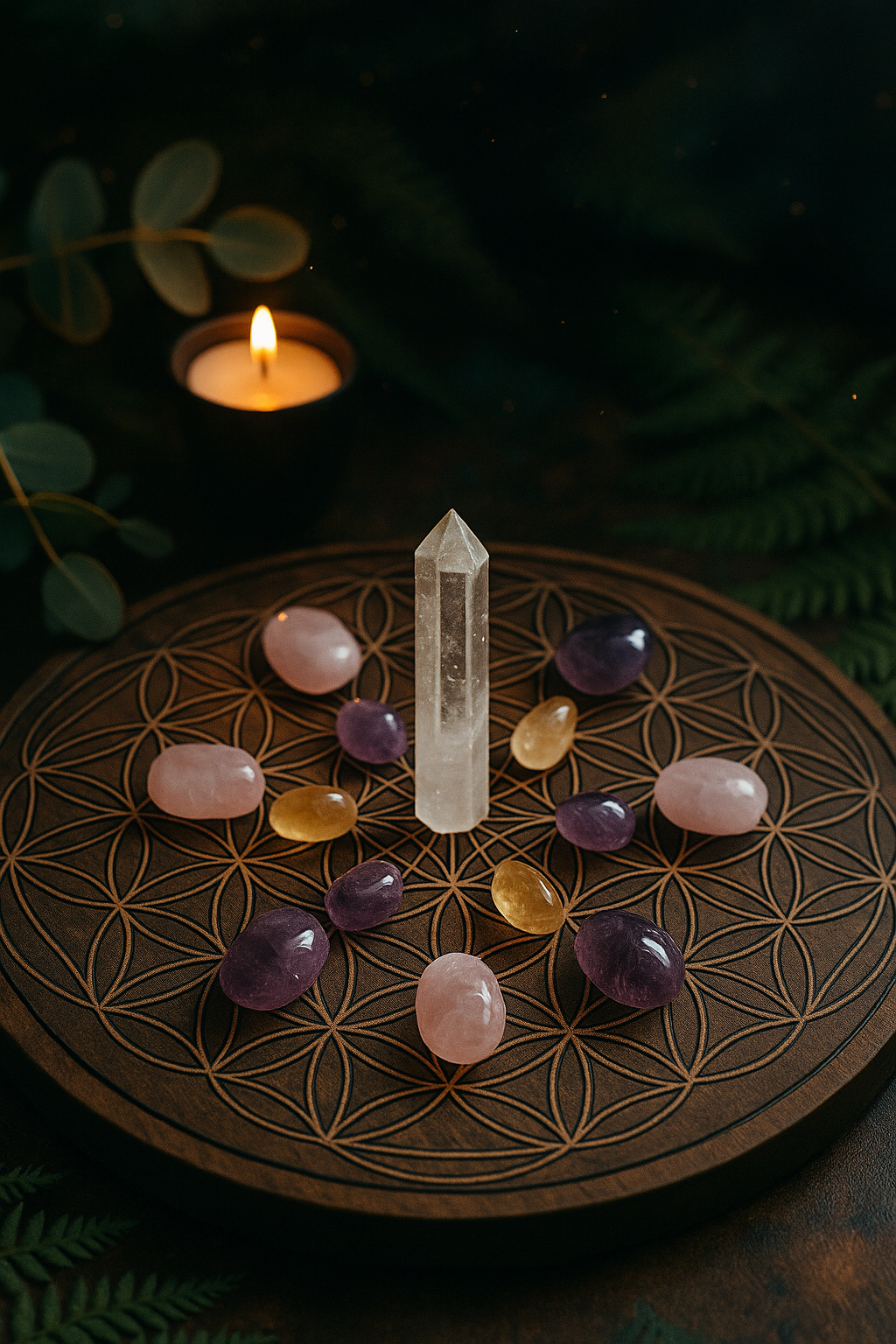 Crystal Grids: Sacred Geometry Meets Energetic Intention
